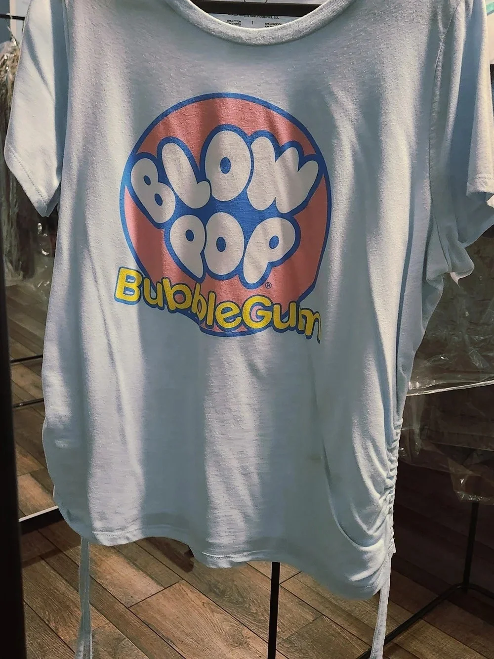 White 'Blow Pop BubbleGum' Graphic Kids Tee
